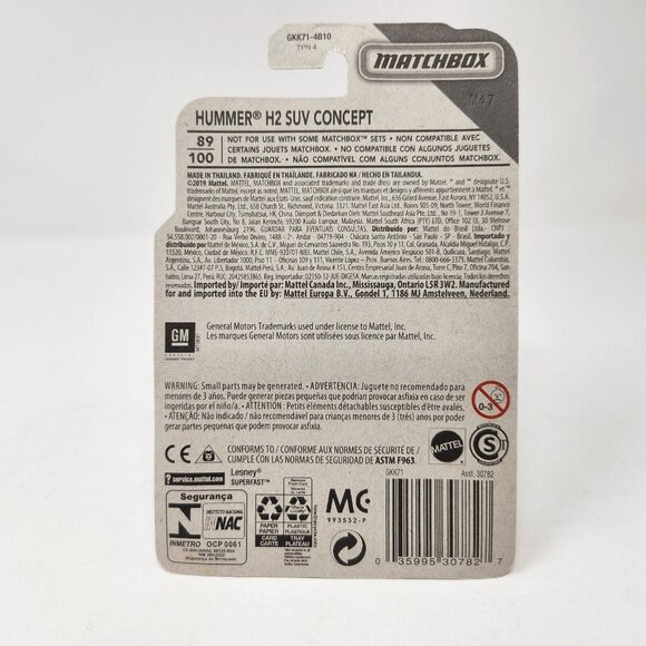 2019 Matchbox Hummer H2 SUV Concept MBX Coastal 89/100 Orange Marine Rescue (hw - Picture 4 of 8